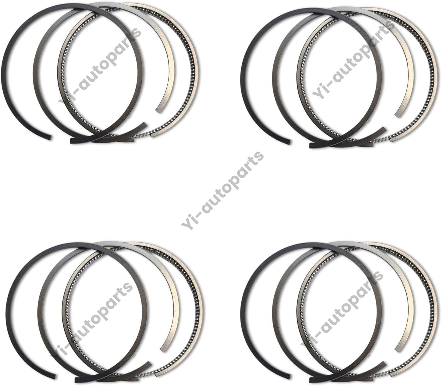 4pcs 3304 Piston ring 2W6091 for Caterpillar 3304 Engine Motr Graer 120G 130G