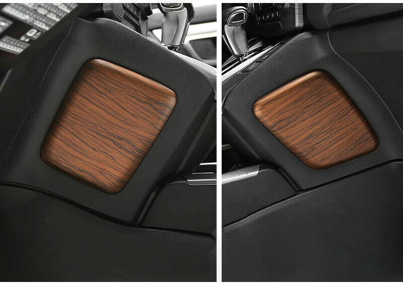Gear Shift Both Side Panel Cover for Honda CRV CR-V 2017-2022 Matte Peach Wood