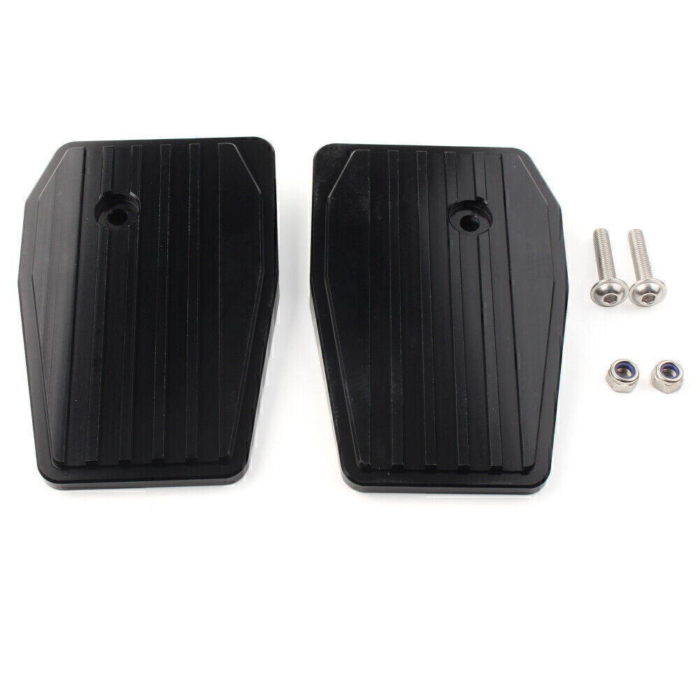 Black Folding Foot Pegs Rest Footpeg Pedal Pad for Honda Rebel 500 CMX500 CMX300