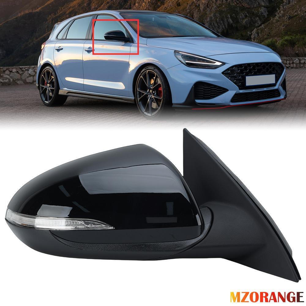 F¨¹r for Hyundai I30 PD 2018-2024 Spiegelglas Au?enspiegel Mit Blinker Recht Schwarz