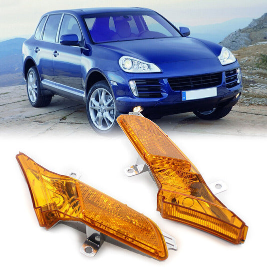 2x Car Front Side Marker Light Fit for Porsche for Cayenne 2008-2010 95563103610
