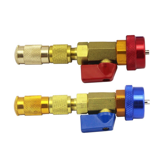 R134A Air Conditioner Valve Core Remover and Installer, High/Low Coupling Tool