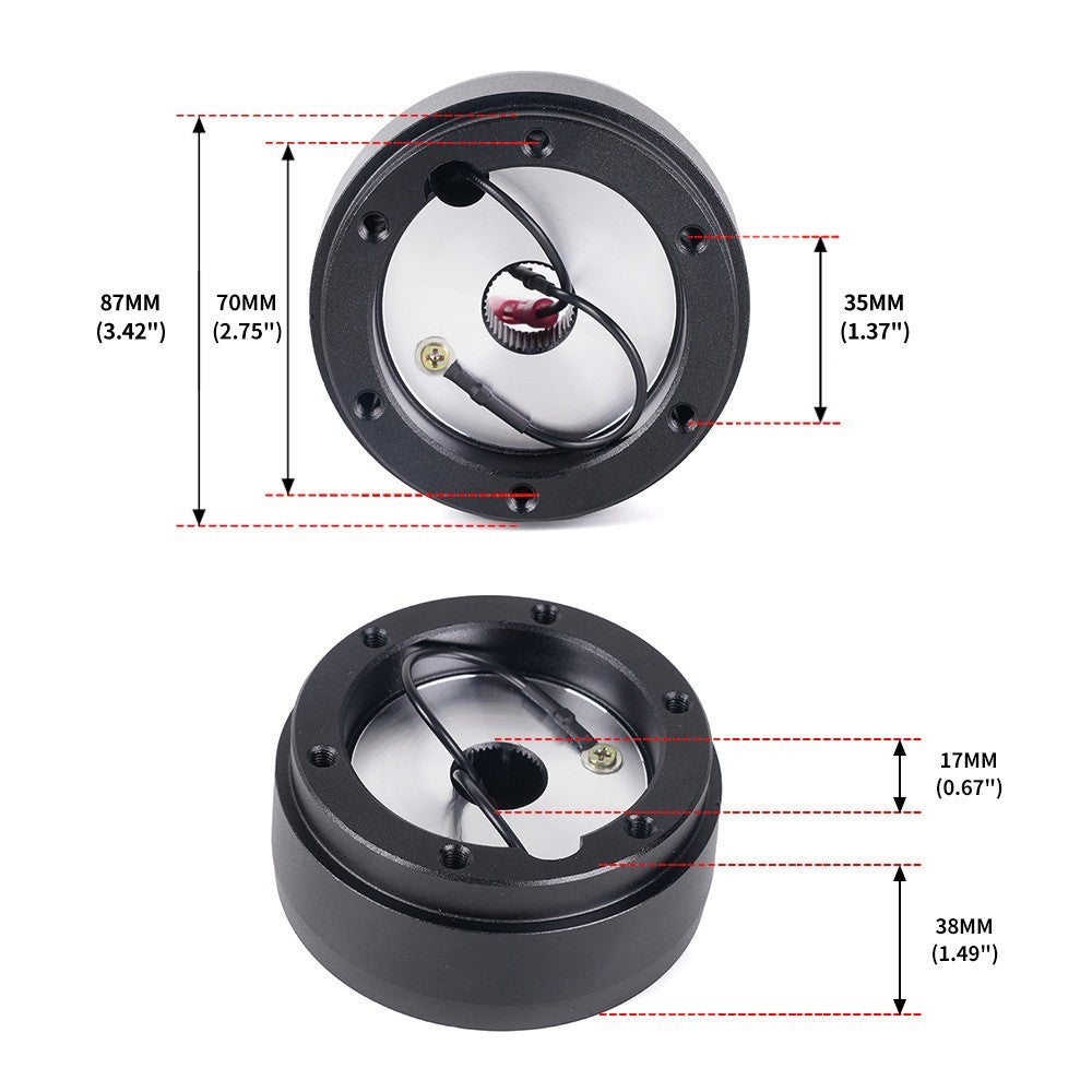186H Steering Wheel Short Hub Adapter for Volkswagen for VW for Golf for Jetta for Porsche