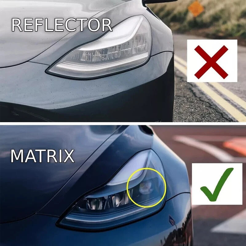 Right Front Bumper Headlamps Headlight for Tesla Model 3 / Y 2021-23