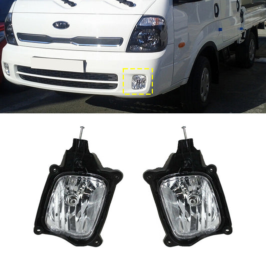 LHRH Front bumper fog lights for KIA Bongo3 K2500 K2400 2012+ 922014E500