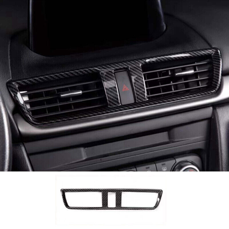 ABS Inner Dashboard Middle Air Condition Outlet Trim for Mazda 3 Axela 2017-18