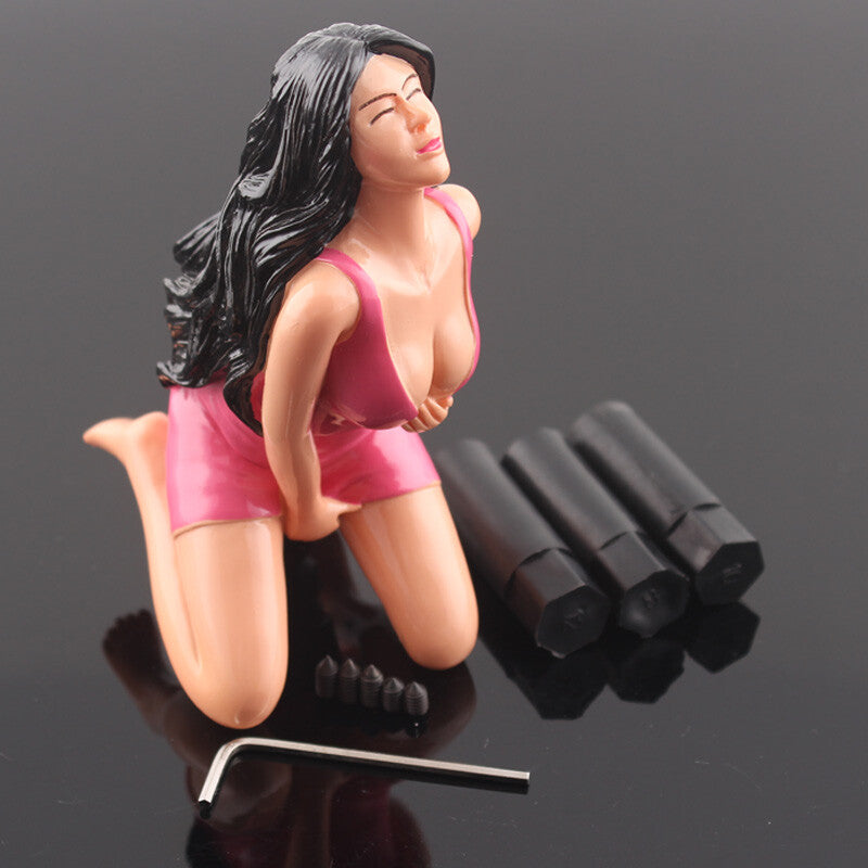Sexy Girl Lady Car Truck Manual Gear Stick Shift Knob Shifter Lever Universal