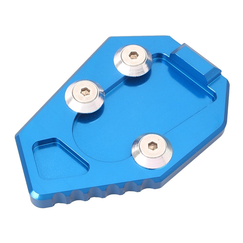 CNC Motorrad Seitenst?nder Vergr??erer Platte Blau f¨¹r for Honda CB1000 2008-2015