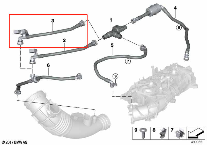 New 13908671406 Fuel Tank Vent Pipe Fit for BMW for Mercedes-Benz