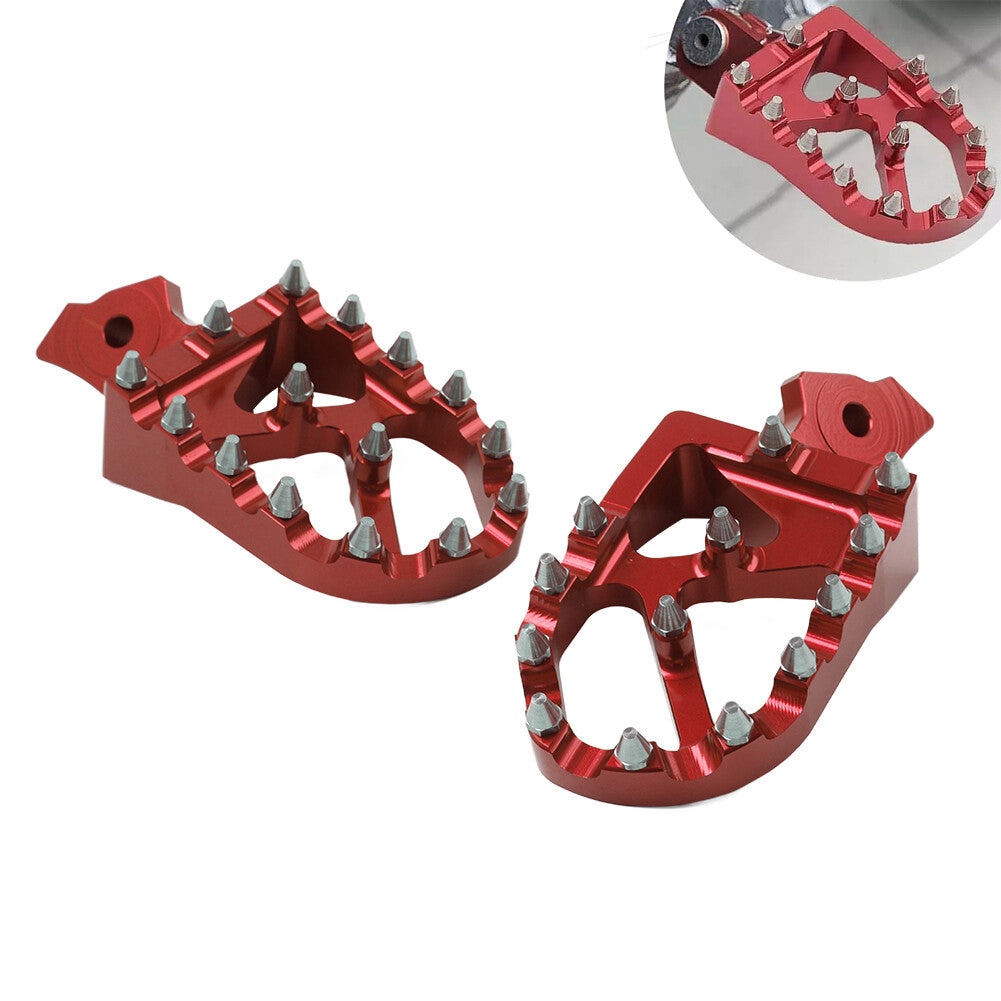 CNC Foot Pegs Pedals Footrest for Honda XR50R 70R 80R CRF80F XR100R CRF100F Z50R