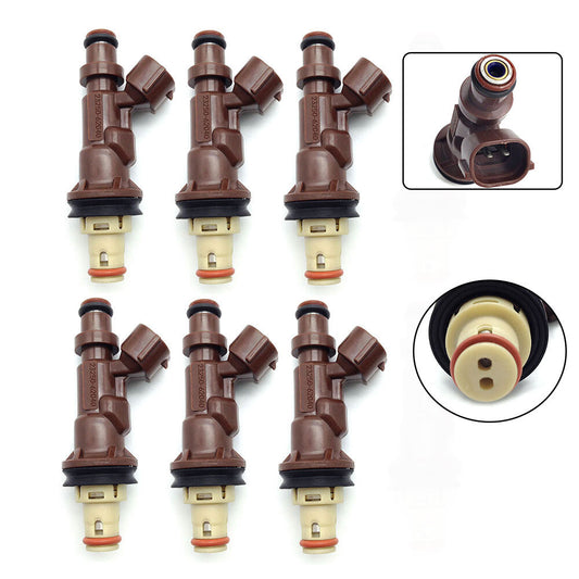 NEW 6X FUEL INJECTORS for TOYOTA TACOMA TUNDRA 4RUNNER 3.4L V6 23250-62040