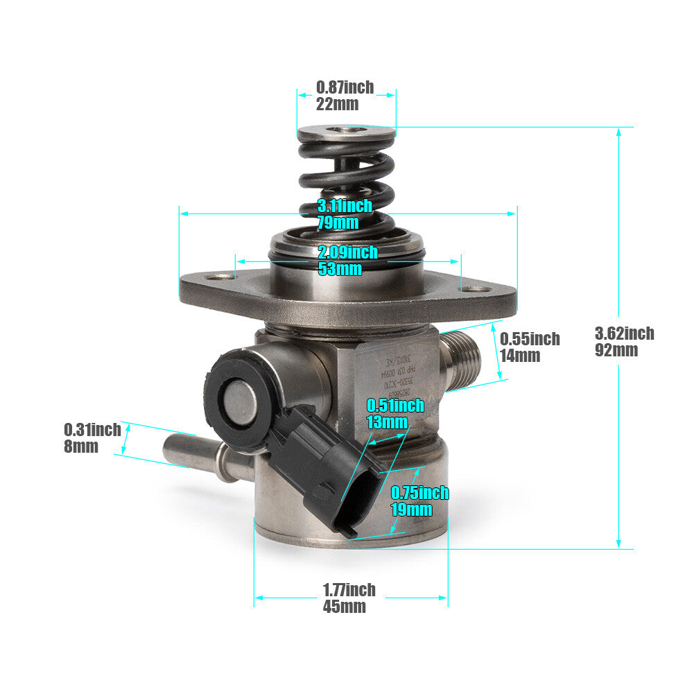 High-pressure fuel pump 35320-3C220 is suitable for HYUNDAI Azera for Genesis G80 and for Kia Cadenza.