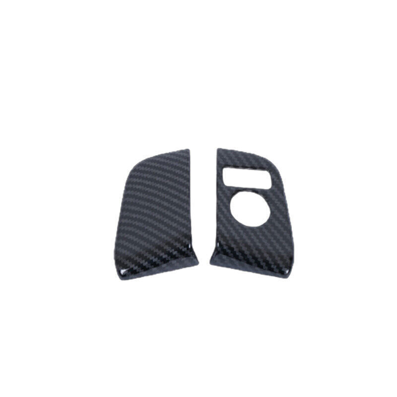 Car Rearview Mirror Adjustment Cover for Nissan Rogue Sport 2017-21 Carbon Fiber