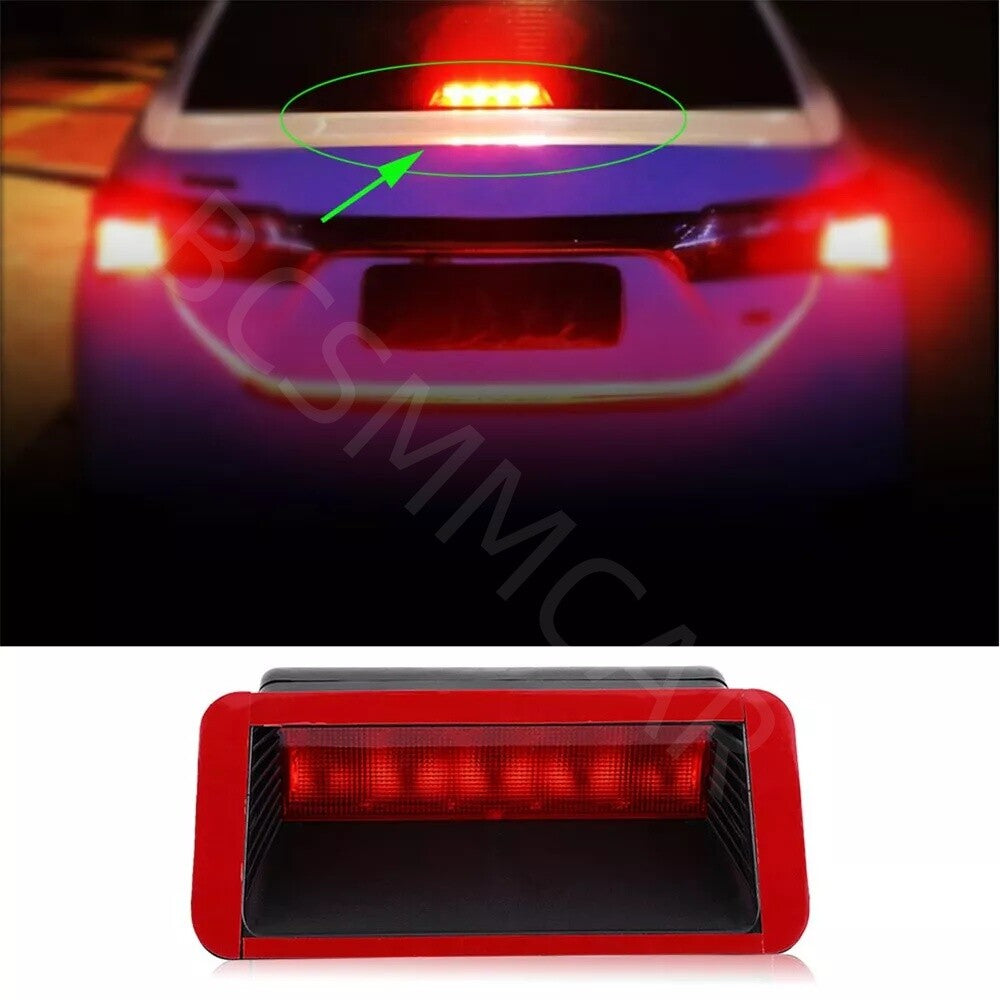 Car 12V 5 LED Third Brake Light Rear Tail Center High Mount 3rd Stop Lamp Red