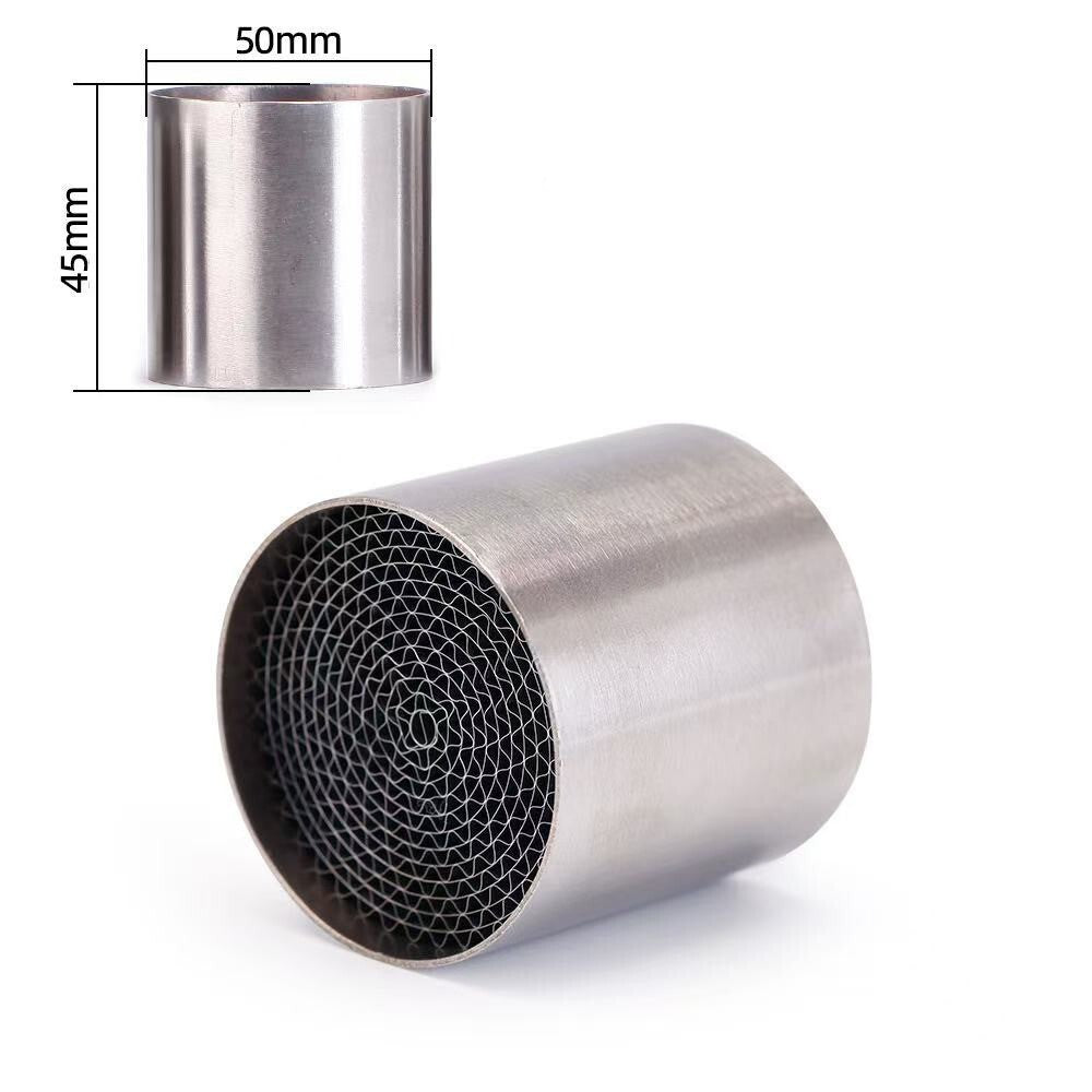 Motorcycle muffler pipe liner catalytic converter,for 50mm lower exhaust pipe