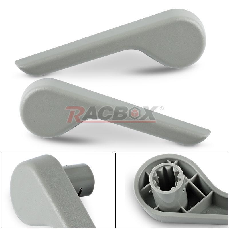 Pair Front for Seat Recliner Levers LR Handle Gray For Silverado for Sierra Truck 07-14