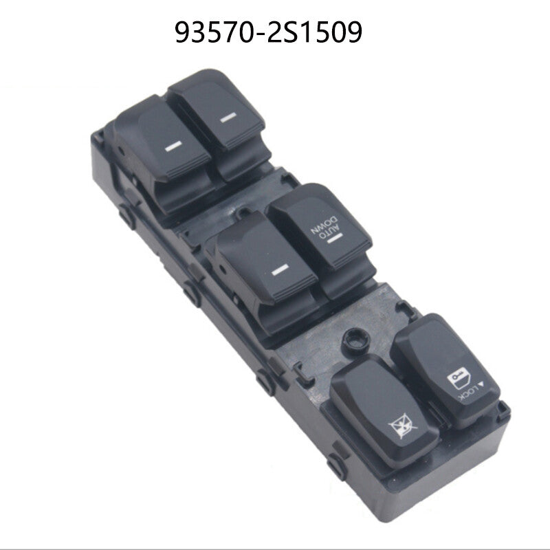 Master Power Window Door Switches are compatible with 2006-2009 for Hyundai for Tucson 93570 - 2S1509 models.