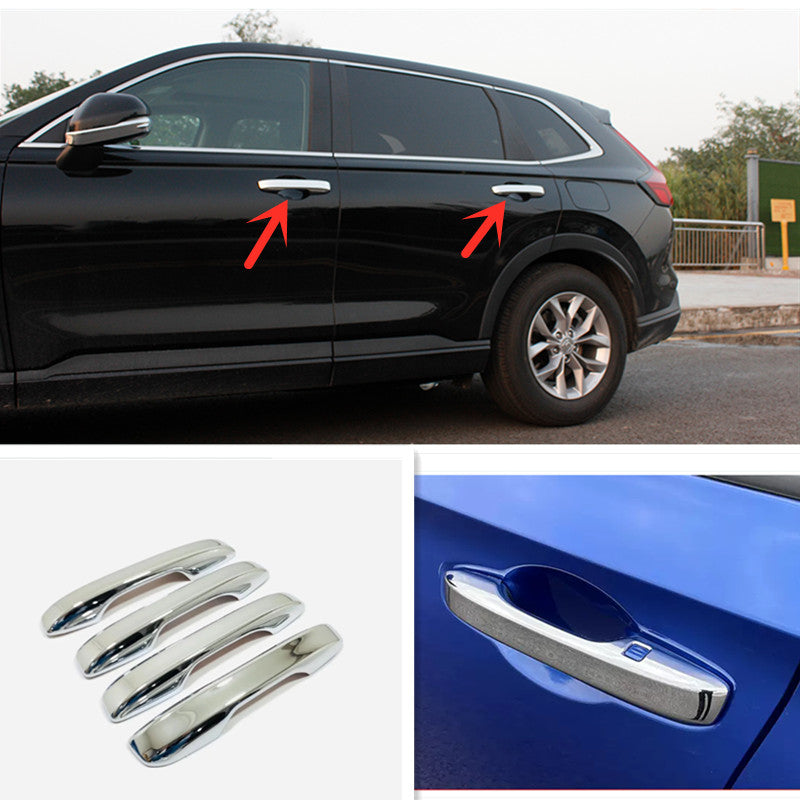 Chrome ABS External Side Door Handles Cover Trim for Honda HR-V HRV 2023 2024