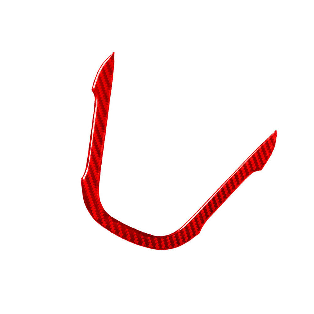 Red Carbon Fiber Automatic Gear Shift Frame Cover Trim for Chevrolet Sonic 12-16