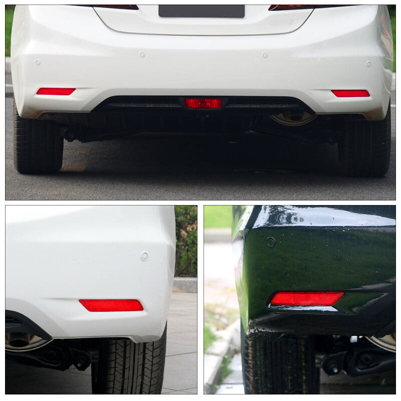 Pair Rear Bumper Reflector Set For 2018-2020 for Acura RLX 2013-2015 for Honda for Civic