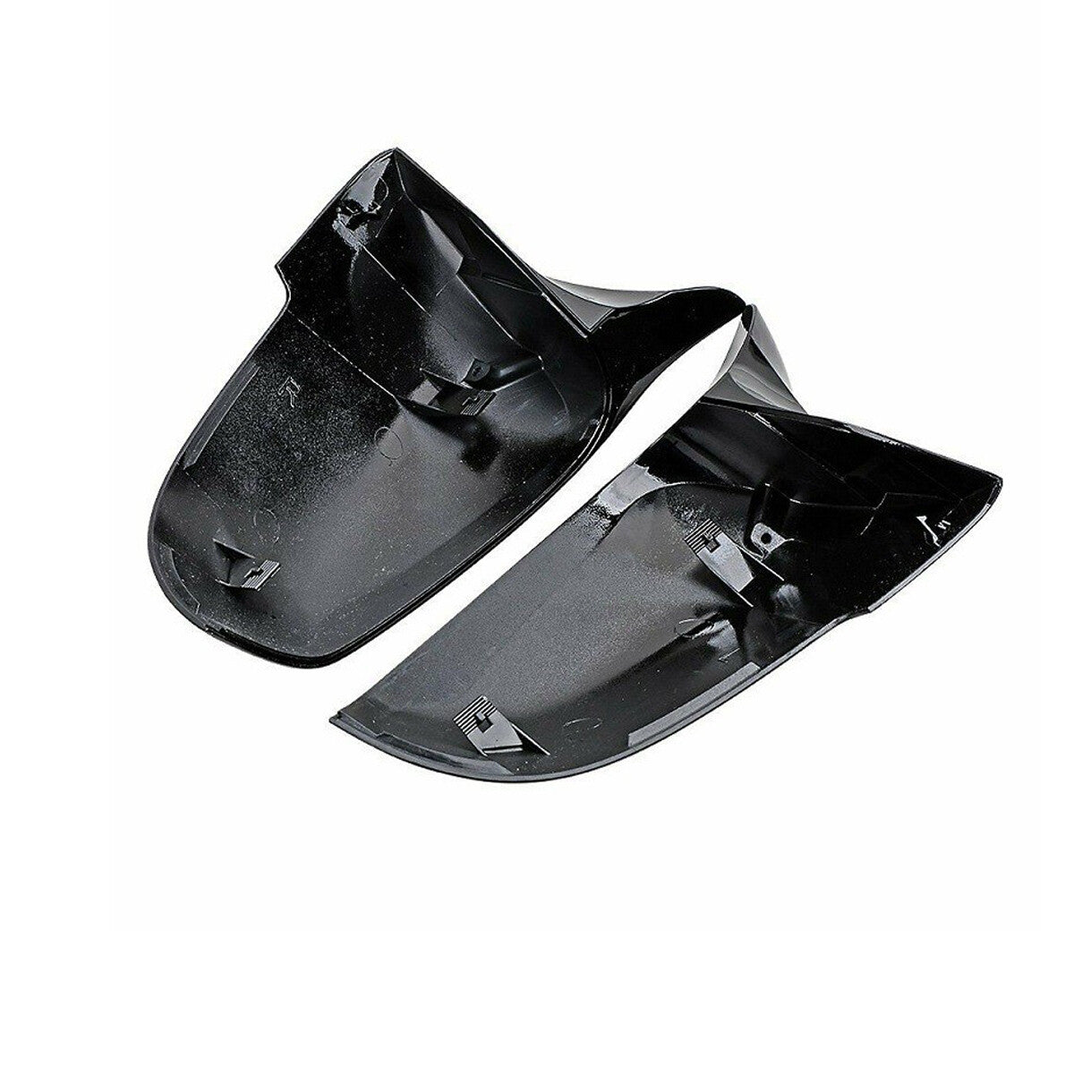 2x Rear Wing Mirror Cover Cap for BMW 5 Series F10 F11 F18 LCI 14-18 Gloss Black