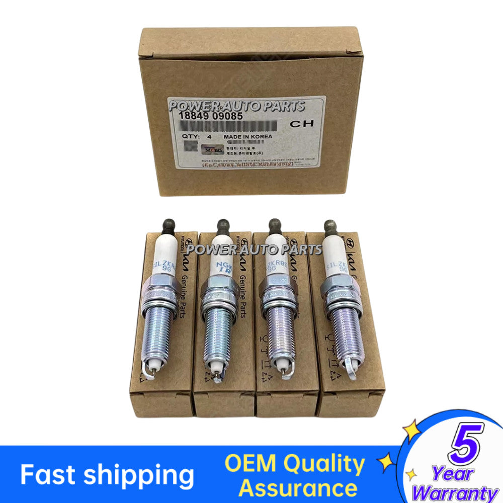 Spark Plugs 4PCS For 11-19 Santa Fe Sport Sonata 2.0L Turbo / 2.4L Hybrid