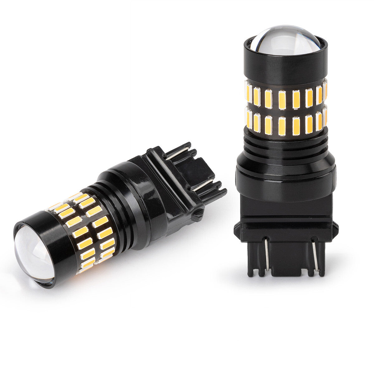 4157 3156 3157 new 4-Piece 12V LED Turn Signal Bulbs, Amber Color, Overdrive Warning Flasher Lights