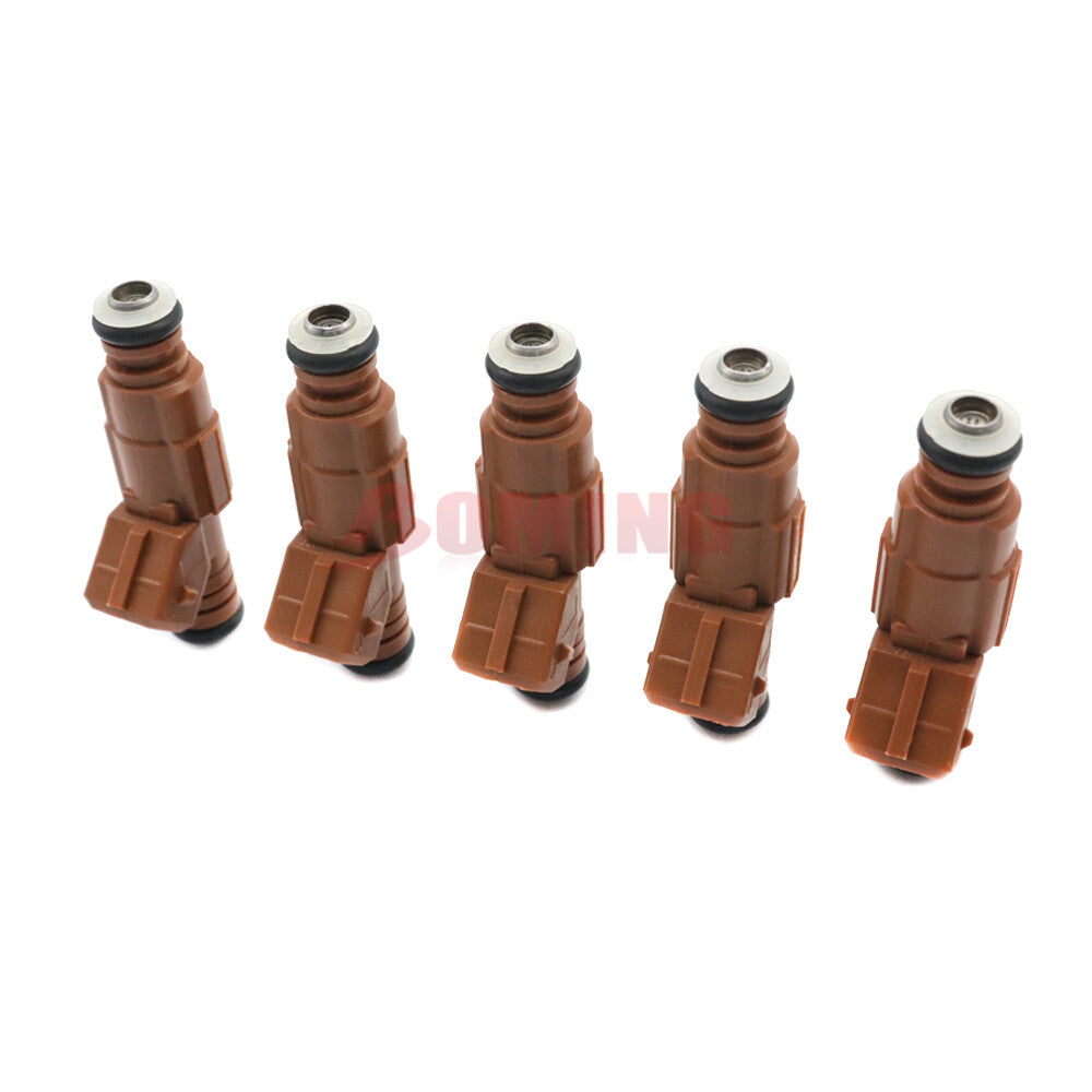 New Set Of 5 for Volvo S80 C70 S60 V70 2.4L 2.5L 0280155831 Fuel Injectors