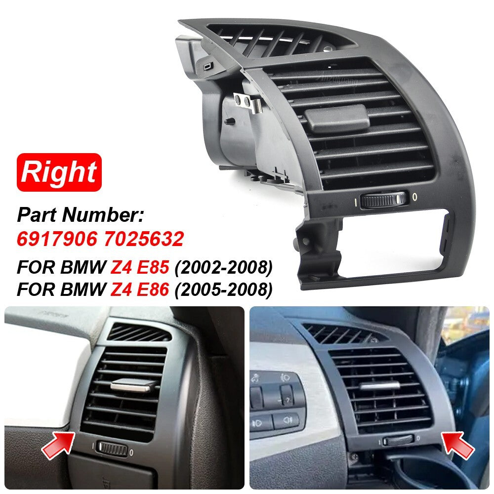 1pc Right Conditioing AC Vent Grille Panel Cover for BMW E85 E86 Z4 Dashboard