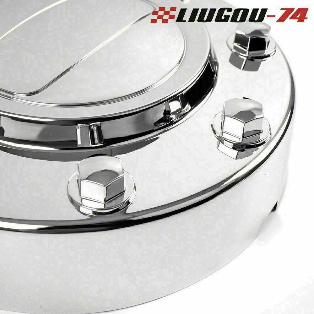 Front aluminum alloy wheel center caps fit 2011-16 for Dodge for RAM 3500 1-ton double-wheel drive.