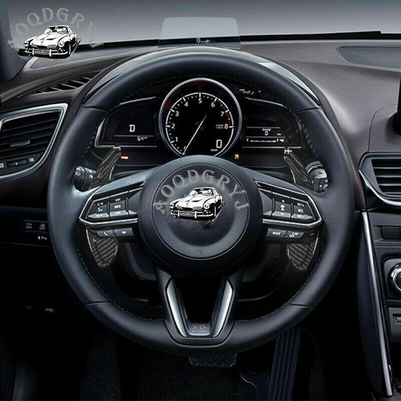 Carbon Car Steering Wheel Shift Paddle Ext for Mazda 3 Axela CX-4 CX-5 Atenza