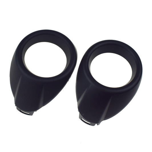 2Pcs Front Left + Right Bumper Fog Light Cover Bezels for Ford Focus 2012-2014