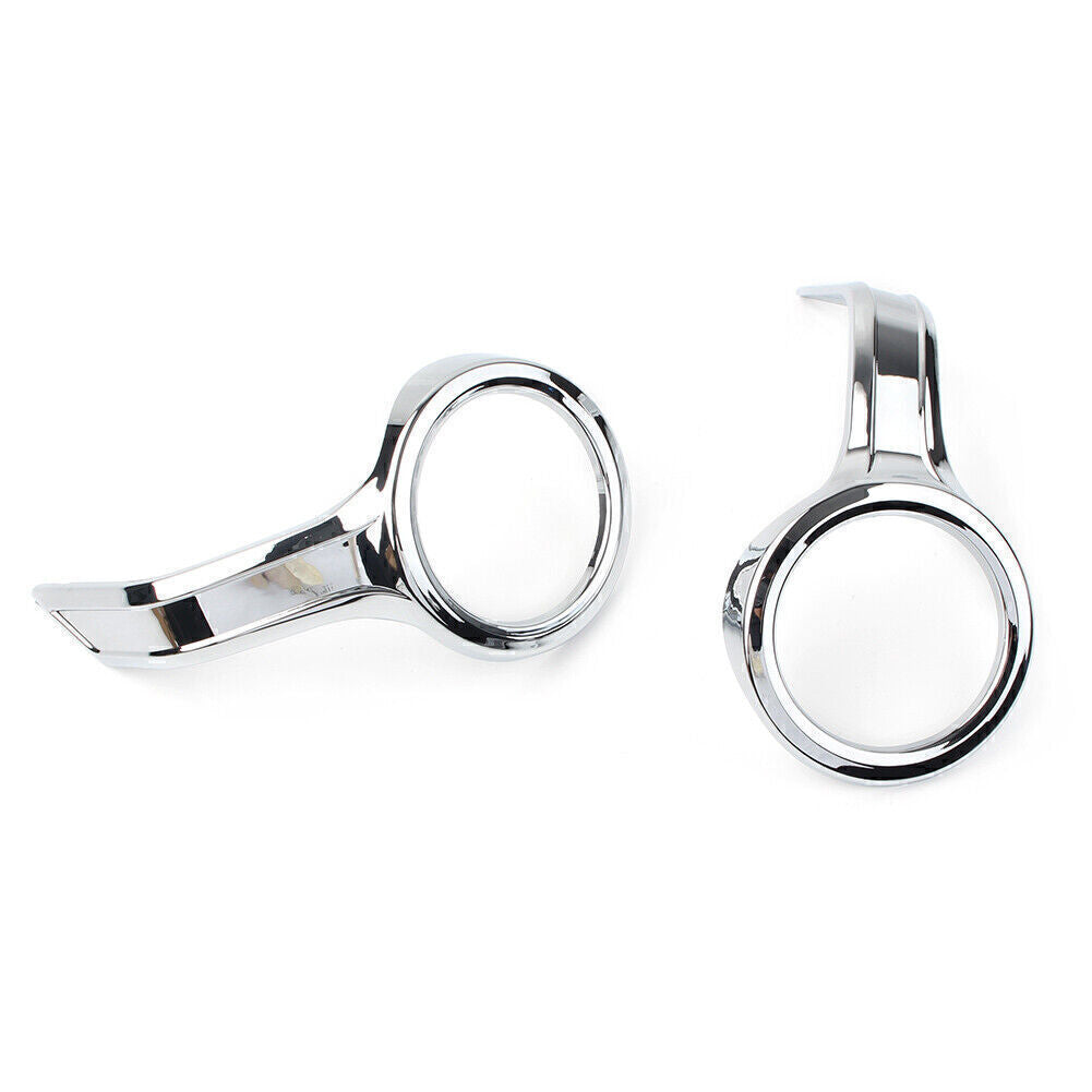 Fit for Honda Goldwing GL1800 Chrome Fog Light Bezel Trim Rings Decorative Cover