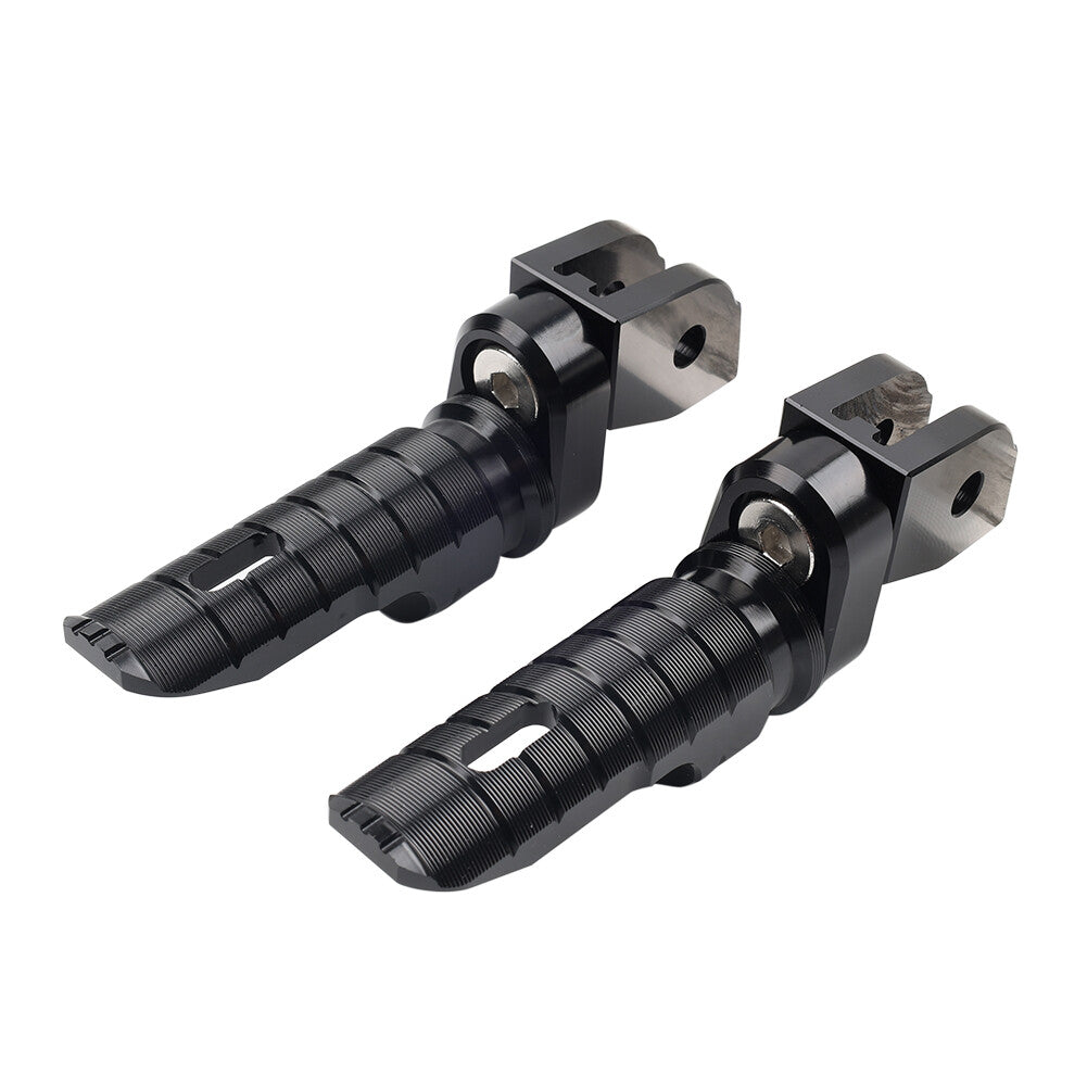 Black Front Footrests Foot Peg for Ducati Moster 821 937 950 1100 1200 Scrambler