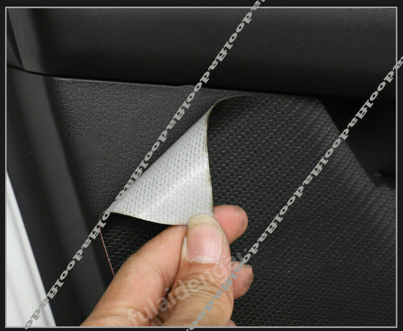 4P for Lexus GX460 2010-2020 PU Carbon Fiber Door Anti-Kick Pad Guard Cover Trim