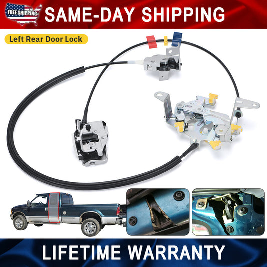 for Ford F250 F350 Super Duty Super Cab Rear Door Latch Locks Left Driver Side
