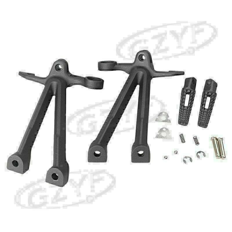 for Suzuki GSXR 1000 2007 2008 Rear Passenger Footrest Foot Pegs Brackets