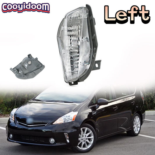 Front bumper turn signal light and fog light (left) applicable to for Toyota Prius V 2012 2013 2014