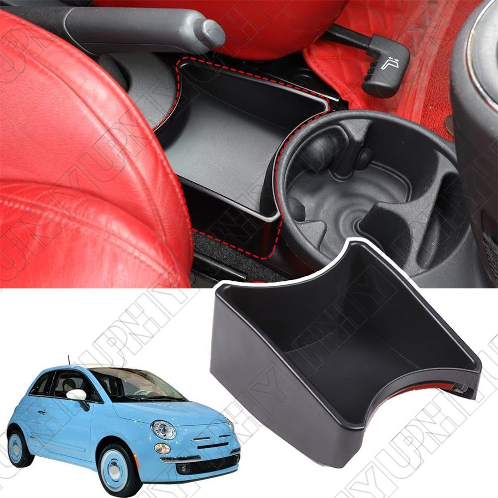 Fits For 2011-2015 for Fiat 500 Car Interior Accessories Handbrake Front Storage Box