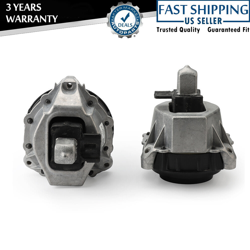 2PCS Engine Motor Mount Fits for BMW 430I 2023 Base 2.0L 22117581617 22117581618