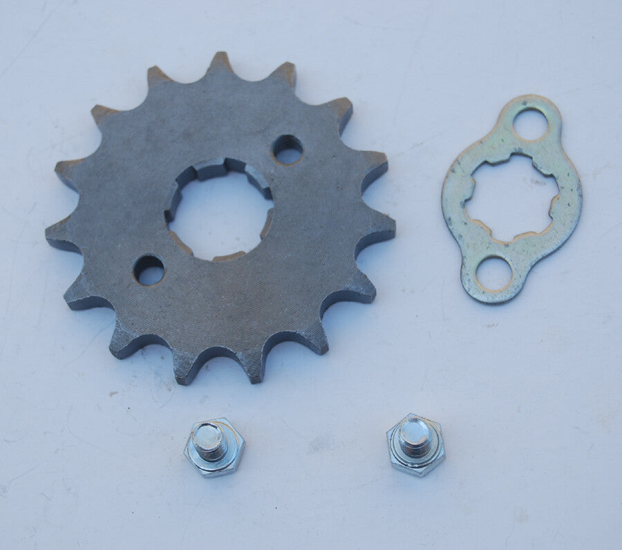 420 20MM 15T Front Engine Sprocket Pit Dirt Bikes ATV Quad Go Kart Motorcycles