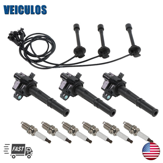 Ignition Coil  Wireset  Spark Plugs for Toyota 4Runner Tacoma Tundra t100 3.4L