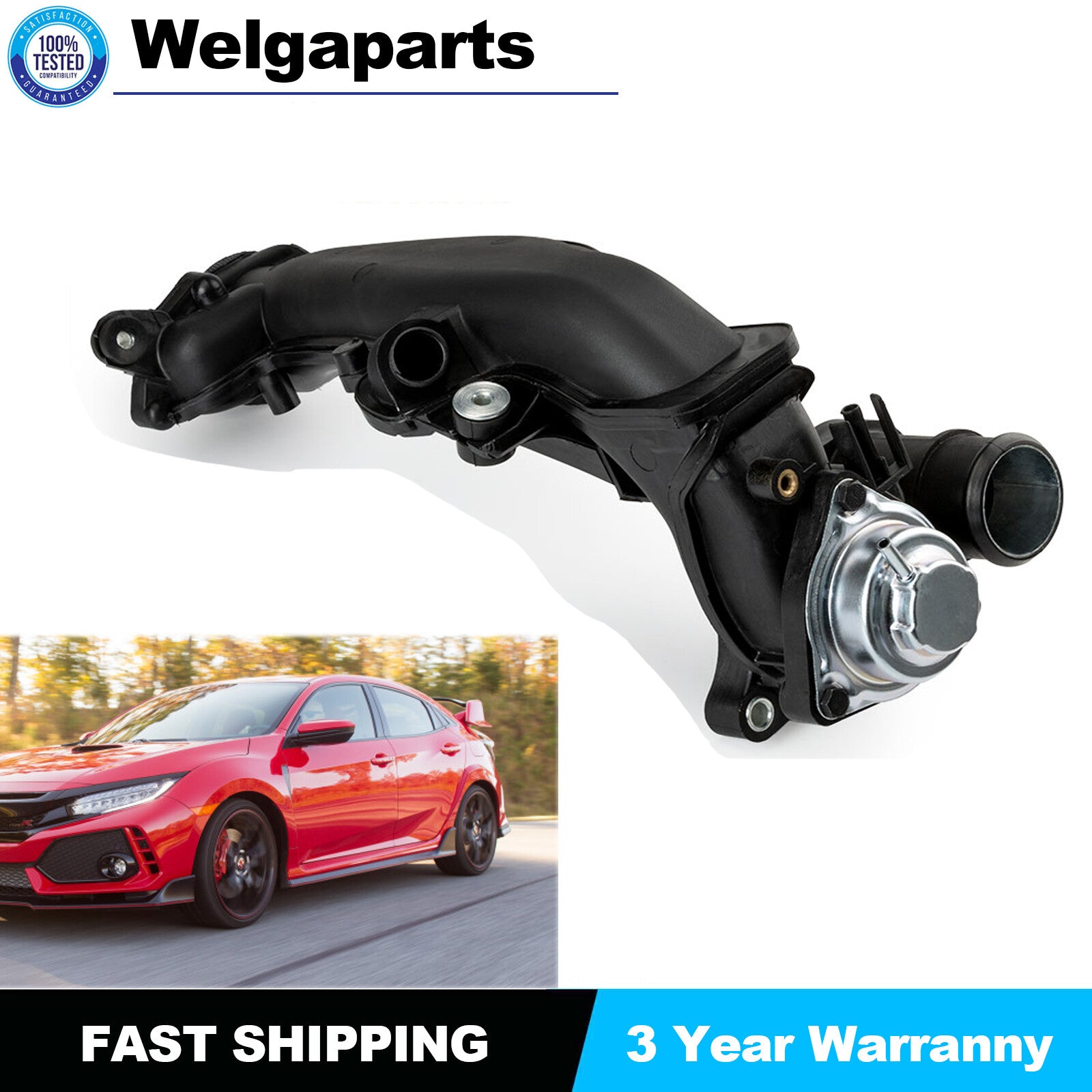 Turbocharger Charge Air Pipe Joint For 2016 17-21 for Honda for Civic 1.5L 17270-5AA-H00