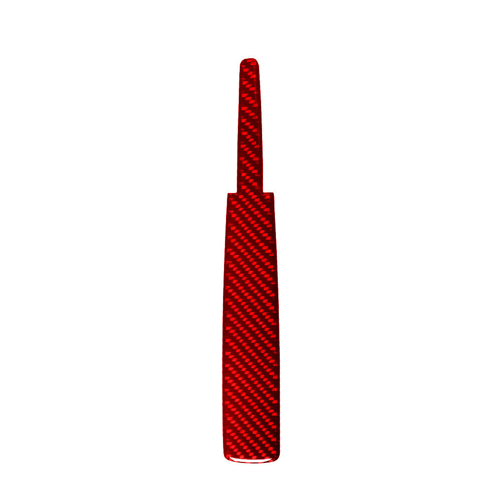 Red Carbon Fiber Interior Hand Brake Accent Cover Trim for Ford Fiesta 2011-2015