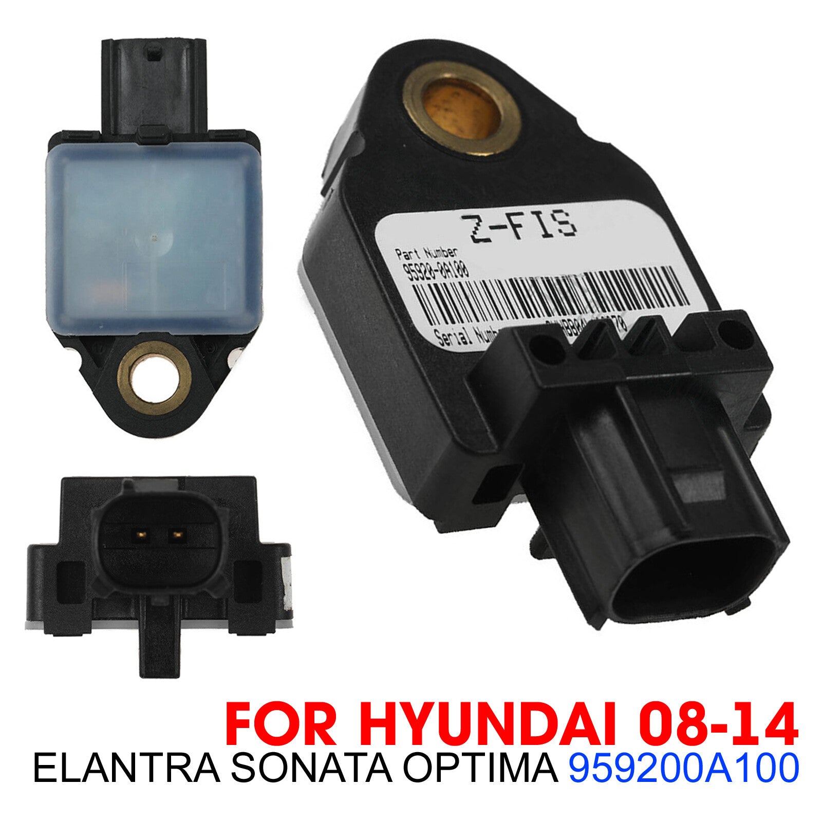 1pc Impact Sensor Front fit 08-14 for Hyundai for Elantra Sonata Optima 959200A100 AT