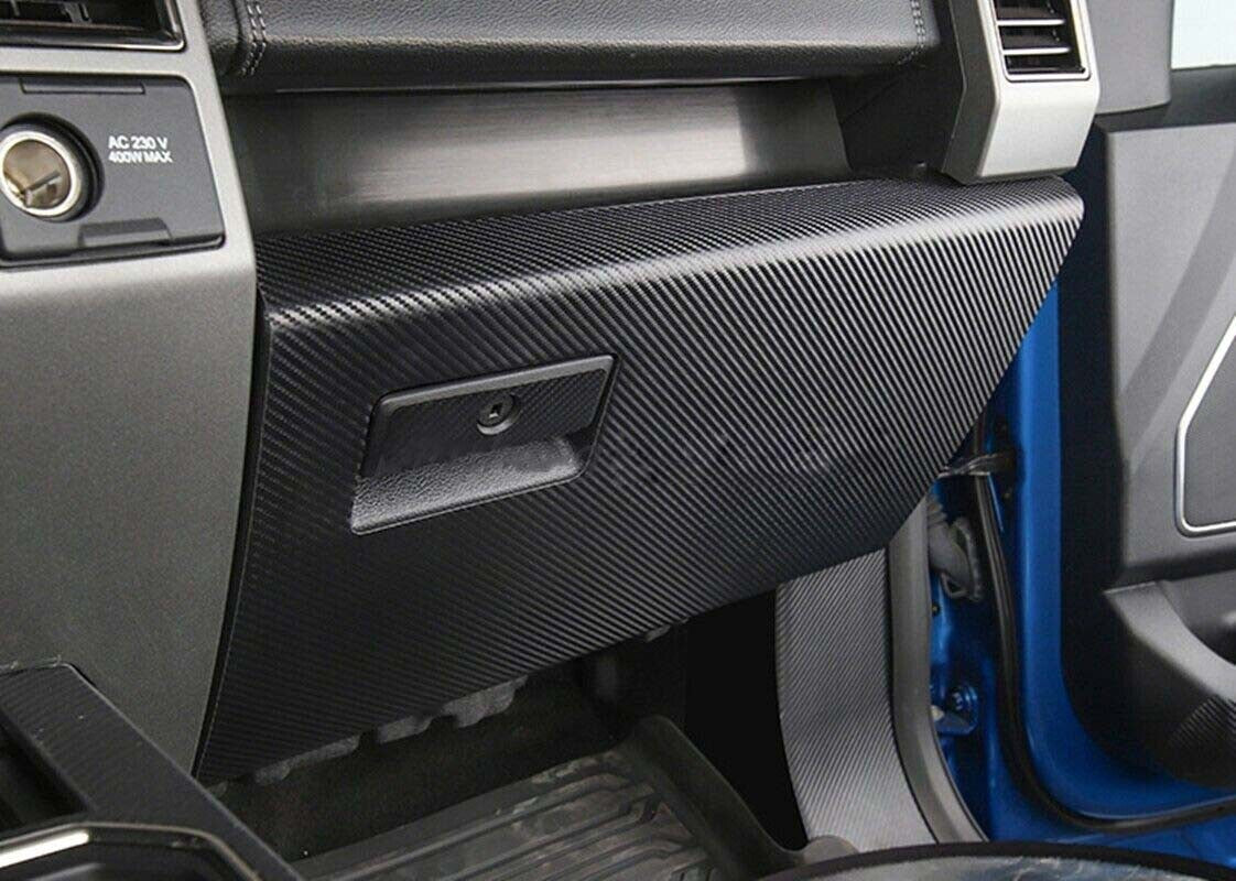 Carbon Fiber Leather for Co -Pilot Anti-Kick Decoration  for ford  F-150 F150 2017-2021