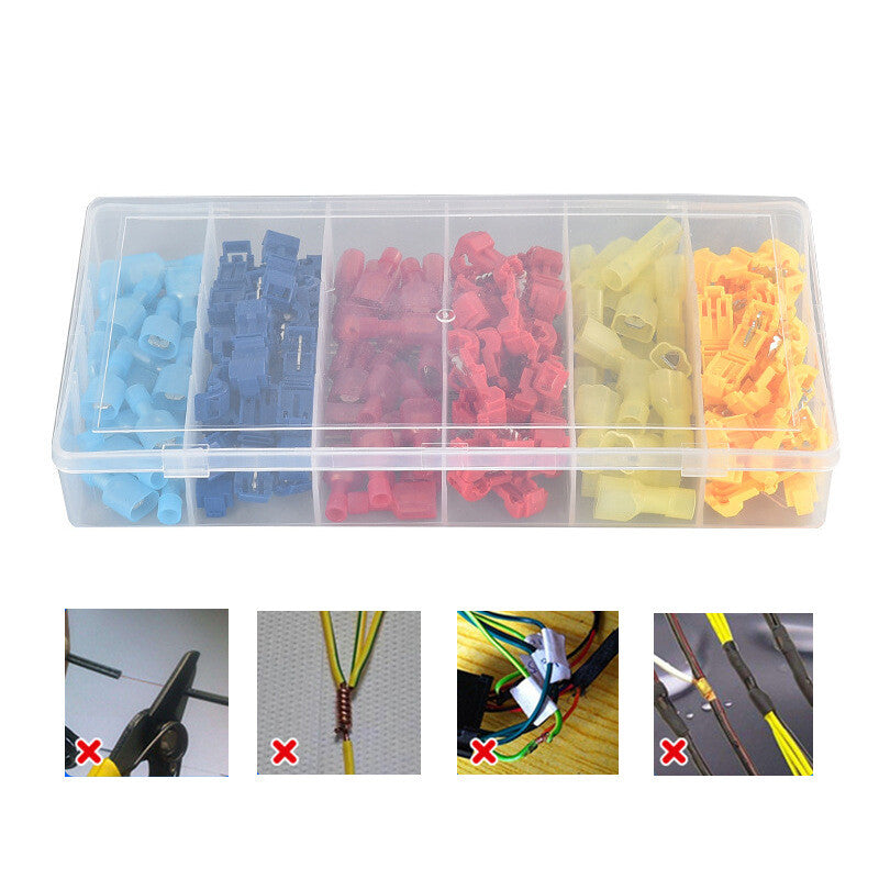 120-piece set of automatic terminal cable connector wire connection block crimping kit