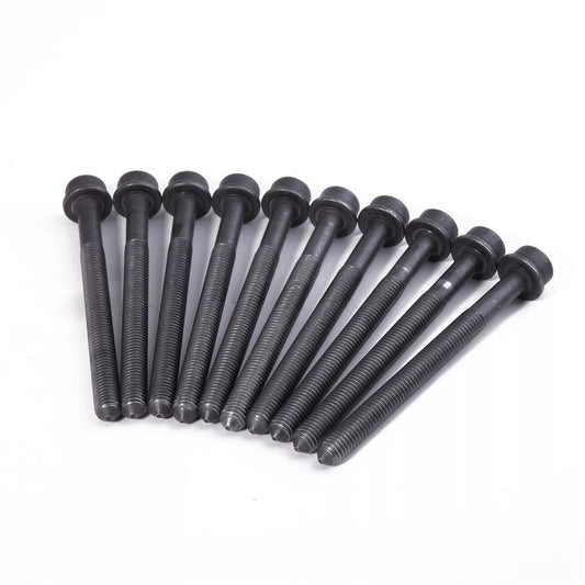 for VW for AUDI 1.8T 2.0T OE 10 pcs Engine Cylinder Head Bolts Set 06D103385D