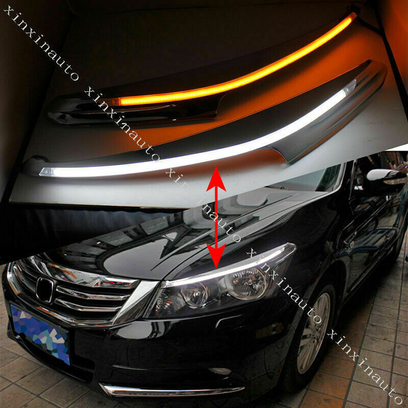 LED Headlight DRL Daytime Running Light Turn Signal for Honda Accord 2008-2012