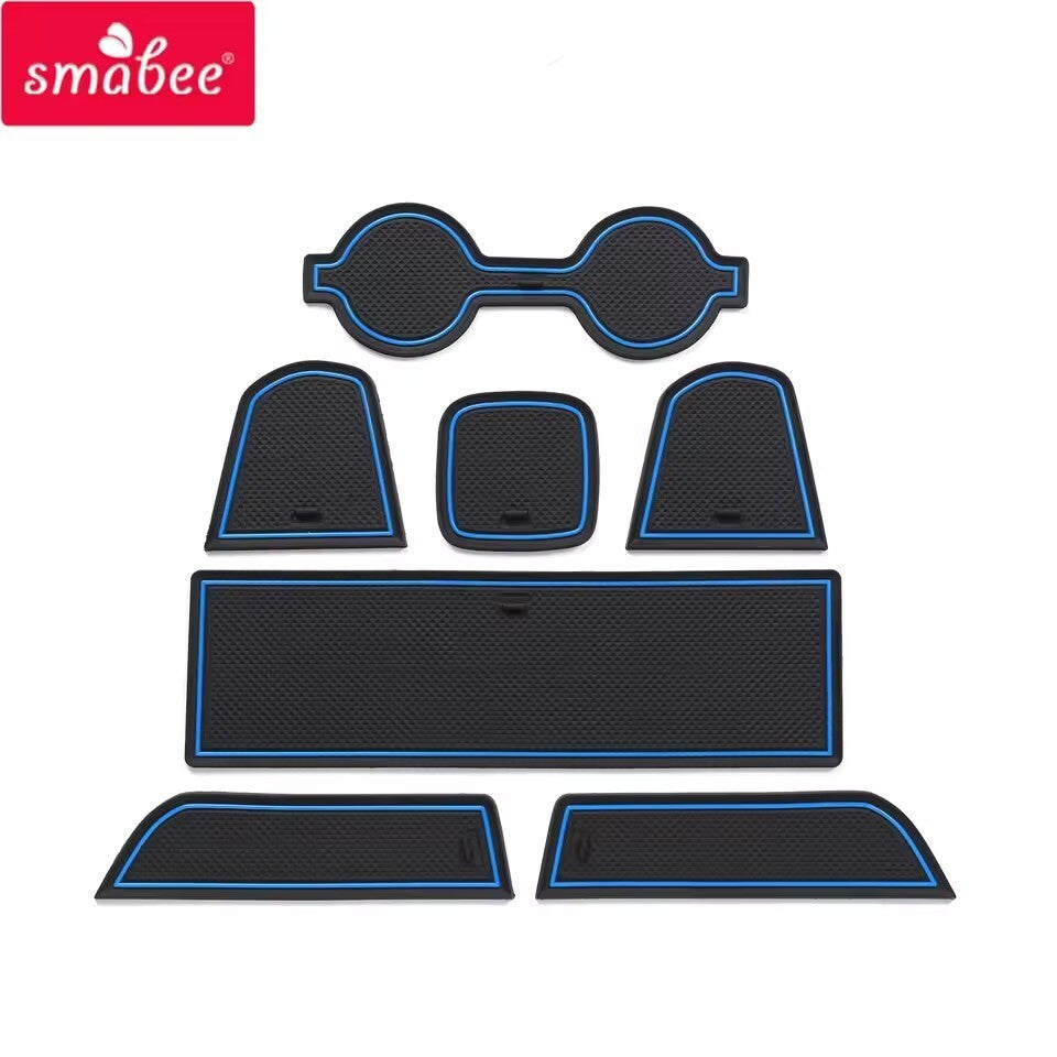 for Toyota GR86 for Subaru BRZ 2022 Anti-Slip Gate Slot Cup Mat Door Groove BlUE